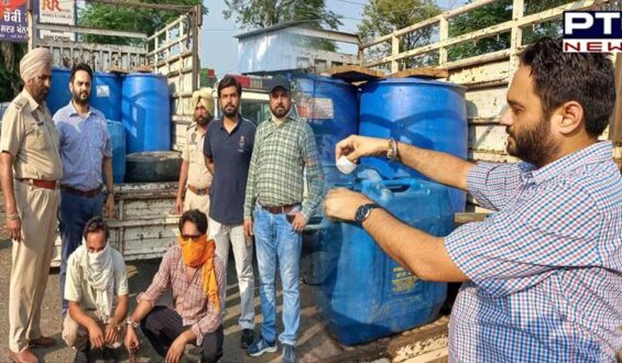 Excise team seizes 2000 litres Extra Neutral Alcohol