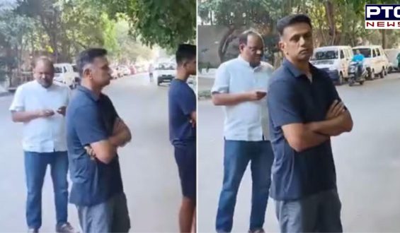 Rahul Dravid’s queueing to vote in Bengaluru epitomises simplicity | Watch Video