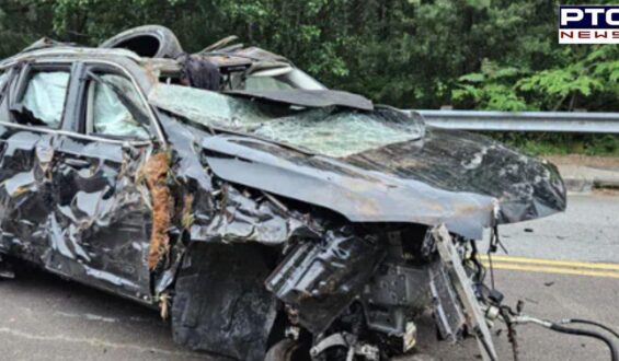 US car accident: 3 Gujrati women killed as speeding SUV flies 20 feet over bridge, crashes into trees