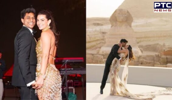 Indian-origin tycoon ties knot with former wrestler in Egypt, treats guests to private jet experience