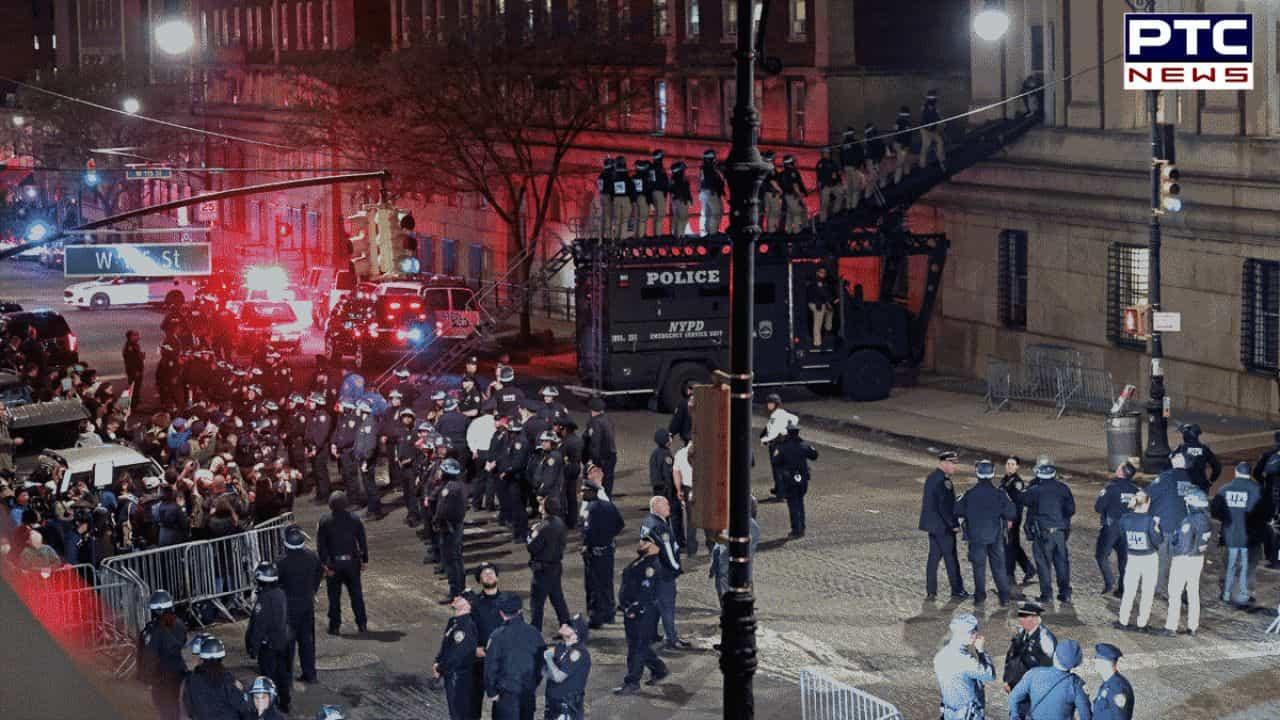 Police enter Columbia University Campus, deploy tear gas at occupying protesters