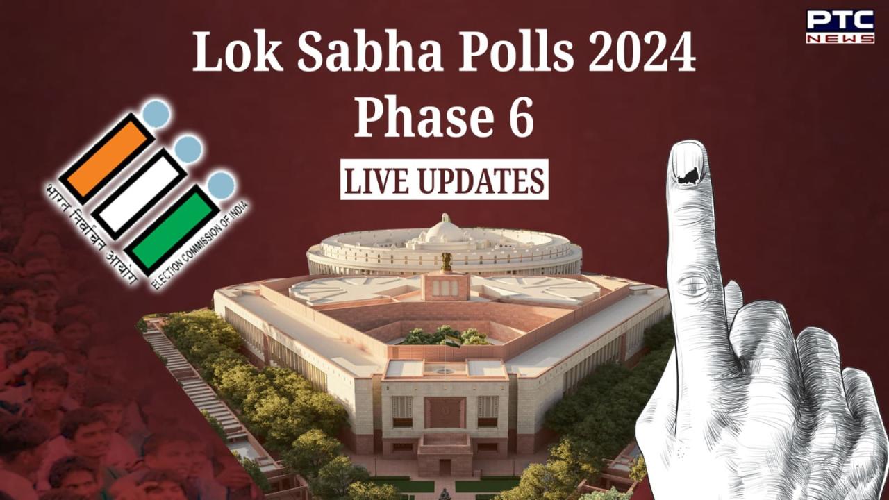 Lok Sabha Polls 2024 Phase 6 LIVE UPDATES | Voting begins for 58 constituencies across 8 states/UTs amid tight security