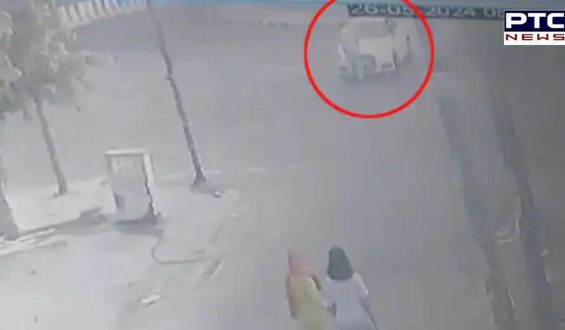 Elderly man hit by speeding Audi while crossing road in Noida, dies; incident caught on CCTV