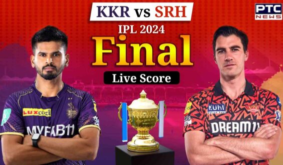 KKR vs SRH LIVE SCORE UPDATES, IPL 2024 Final: Starc leads KKR pace attack in routing SRH’s top order