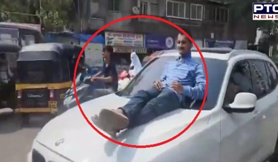 Teenager drives father’s BMW in Mumbai with man on bonnet; video goes viral