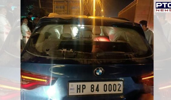 Zirakpur accident: BMW with Himachal Pradesh registration hits bike trio, resulting in one death