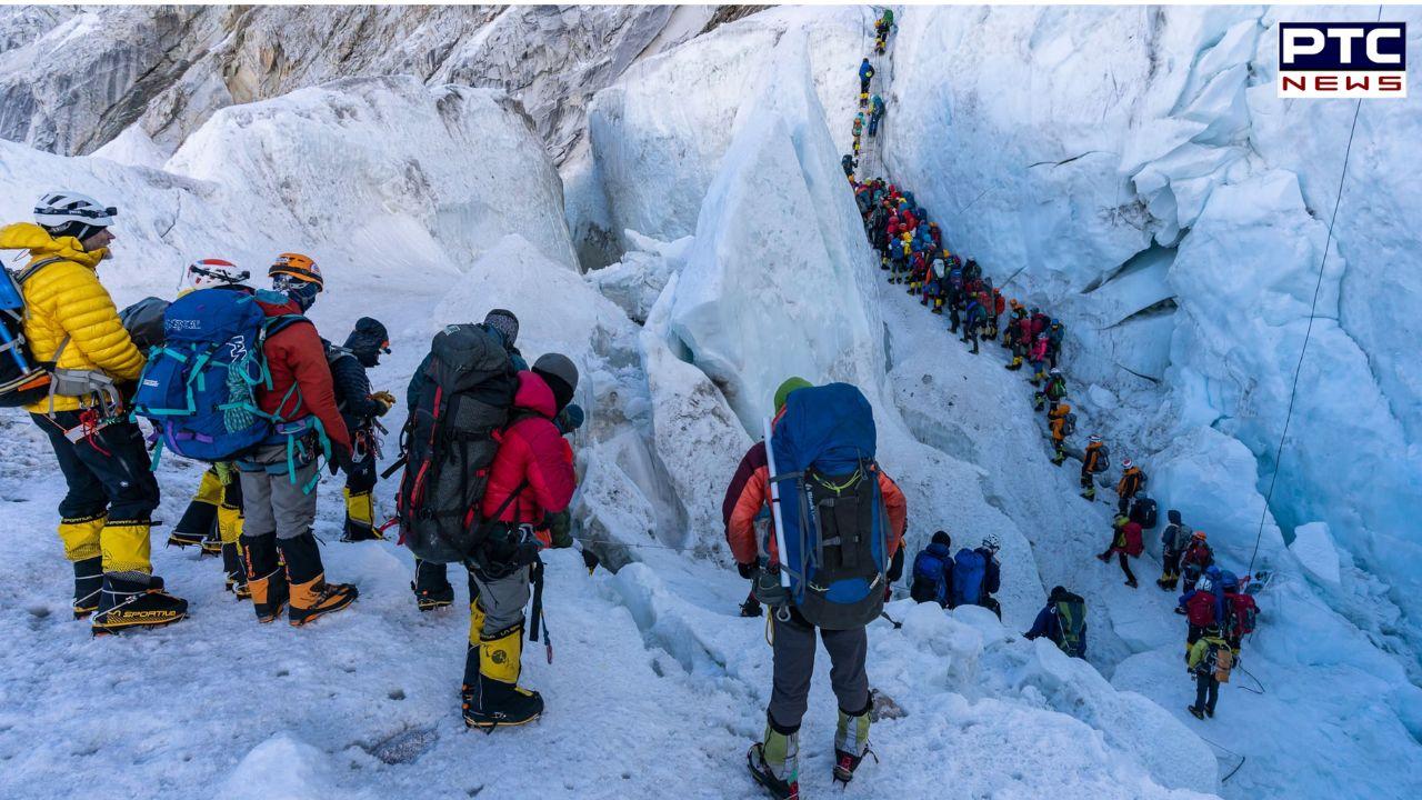 Another Indian mountaineer dies during Mount Everest climbing season; video captures ‘traffic jam’ of climbers | Watch