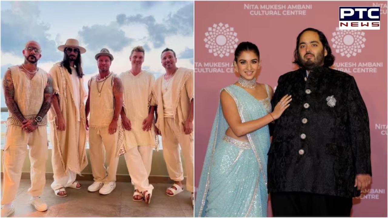 Backstreet Boys perform at Anant Ambani and Radhika Merchant’s cruise party | Watch Video