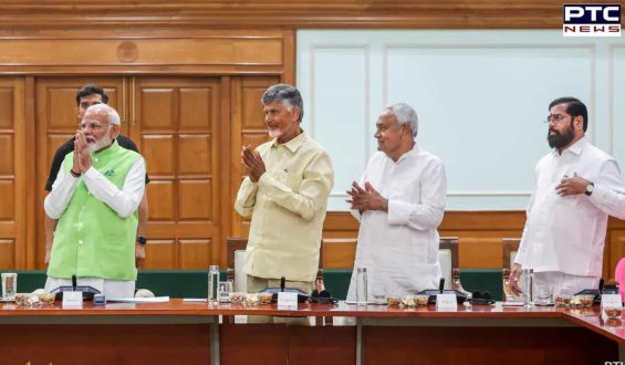 Nitish Kumar and Chandrababu Naidu’s parties confer ahead of NDA meeting today