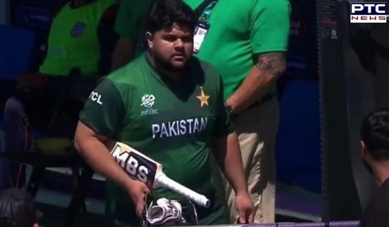 Pakistan star Azam Khan involved in ‘heated moment’ with fan following golden duck against USA