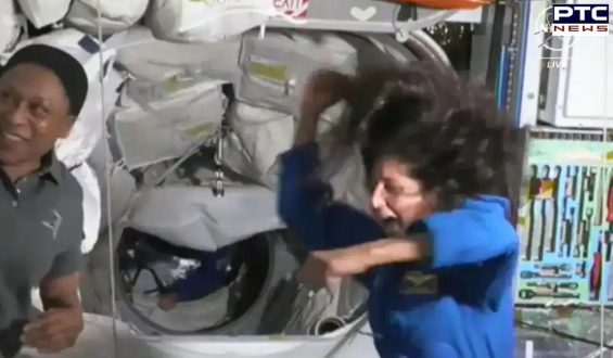 Indian-origin astronaut Sunita Williams dances upon arrival at space station |  Watch Video