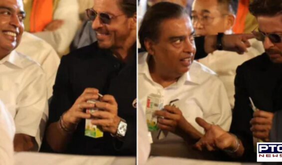 Mukesh Ambani and Shah Rukh Khan connect over Rs 31 ORS packets at PM Modi’s oath ceremony; internet responds: ‘I’ve had the same!’