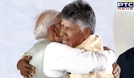 N Chandrababu Naidu sworn in as Andhra Pradesh Chief Minister for fourth term