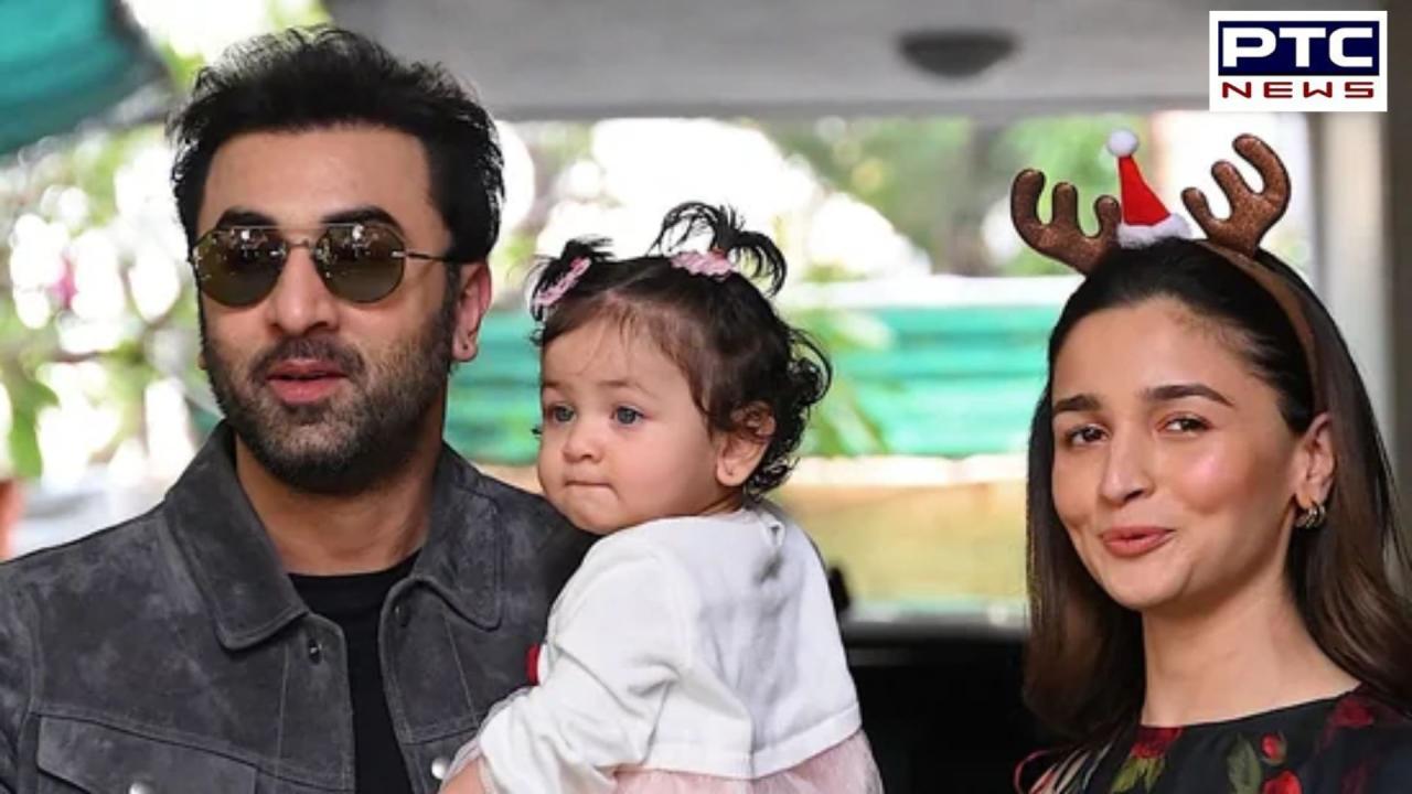 Ranbir Kapoor and Alia Bhatt’s daughter Raha adorably interacts with dog; watch the heartwarming video