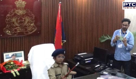 9-year-old with brain tumour becomes ‘IPS Officer’ for a day in Varanasi