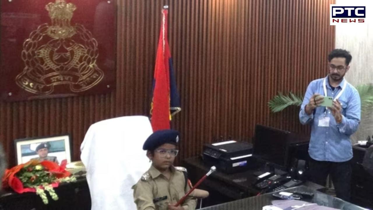 9-year-old with brain tumour becomes ‘IPS Officer’ for a day in Varanasi