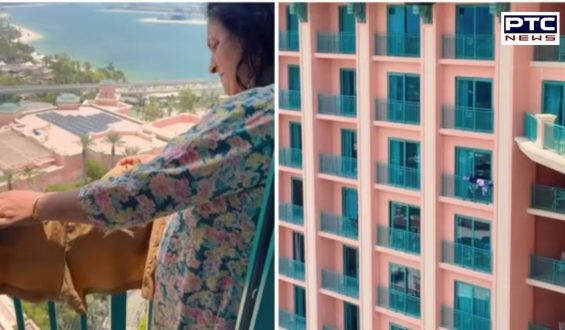 Viral video: Indian mother hangs laundry on balcony at Atlantis, The Palm; Dubai hotel responds