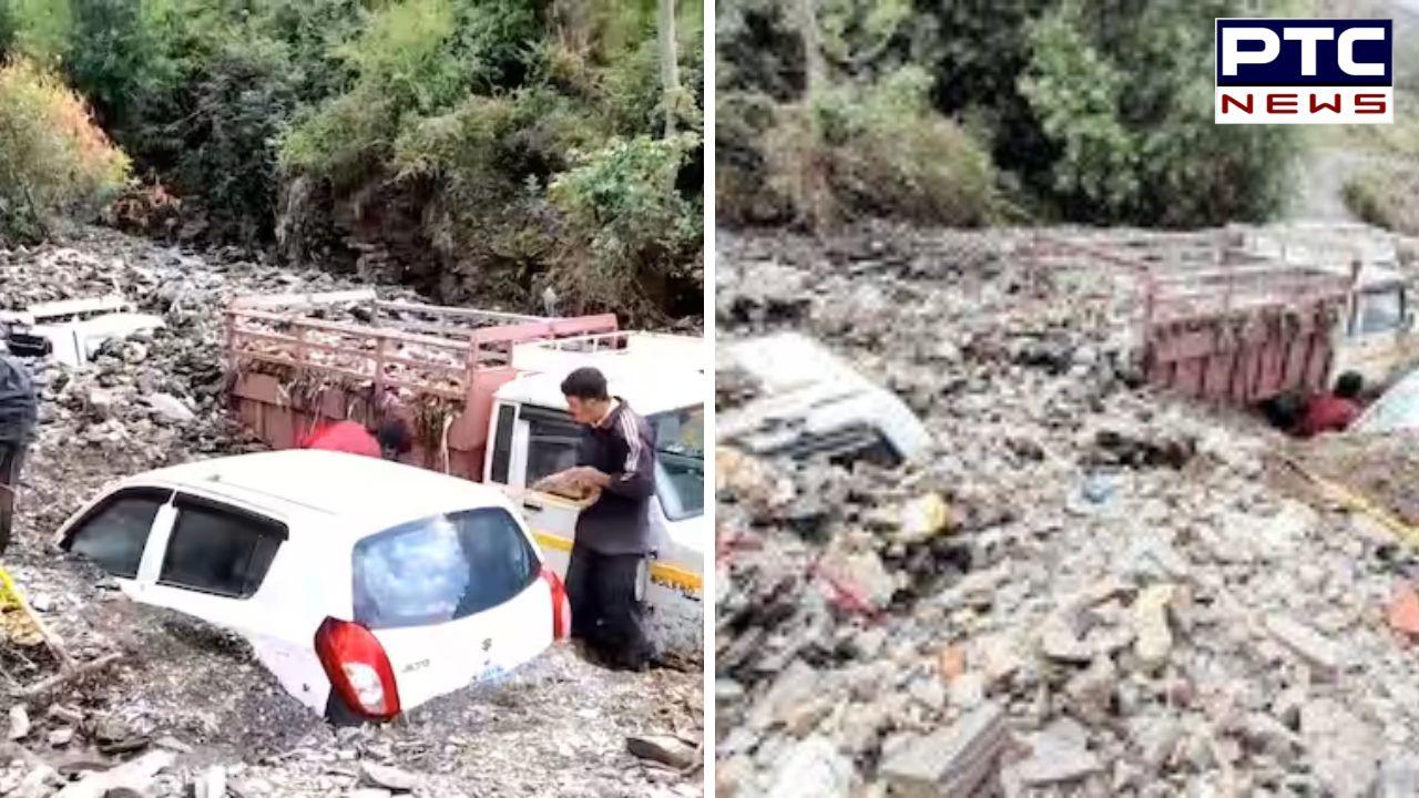 Shimla Landslide: ਮਾਨਸੂਨ ਦੇ ਪਹਿਲੇ ਮੀਂਹ ਨੇ ਹੀ ਸ਼ਿਮਲਾ ’ਚ ਮਚਾਈ ਤਬਾਹੀ, ਮਲਬੇ ਹੇਠ ਦੱਬੇ ਕਈ ਵਾਹਨ