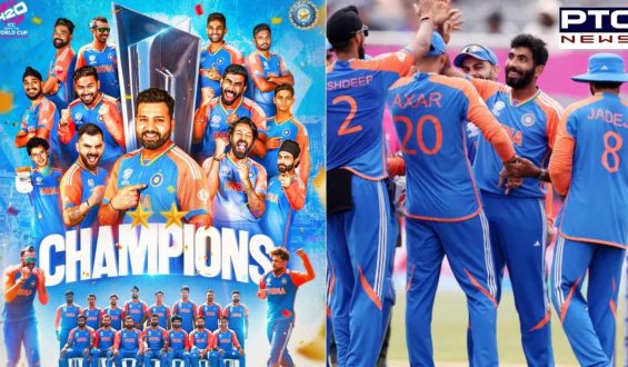 Historic Triumph! India’s years-long wait ends , Men in Blue lifts T20 World Cup 2024 trophy