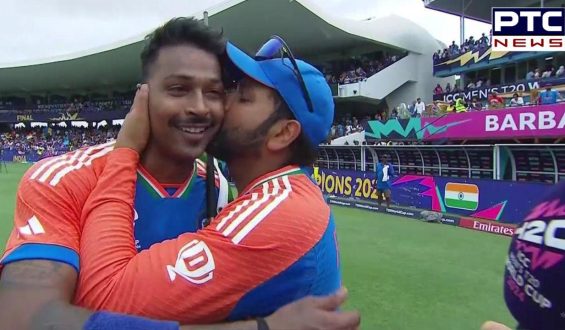 T20 World Cup 2024: ਗੱਲ੍ਹ ‘ਤੇ KISS, ਫਿਰ ਜਾਦੂਈ ਜੱਫੀ, ਰੋਹਿਤ ਅਤੇ ਹਾਰਦਿਕ ਨੇ ਵਿਵਾਦ ਦੀਆਂ ਖਬਰਾਂ ‘ਤੇ ਲਗਾਇਆ ਸਟਾਪ