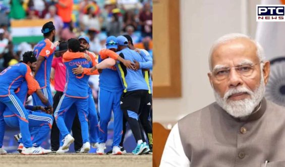 PM Modi calls ‘Men in Blue’, extends congratulations on T20 World Cup victory