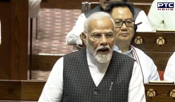 Opposition MPs walk out of Rajya Sabha amid sloganeering, PM claims they ‘cannot face truth’