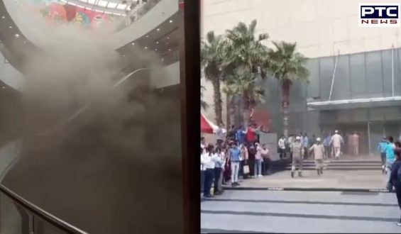 Fire breaks out in Noida’s Logix Mall, corridors filled with smoke, people evacuated