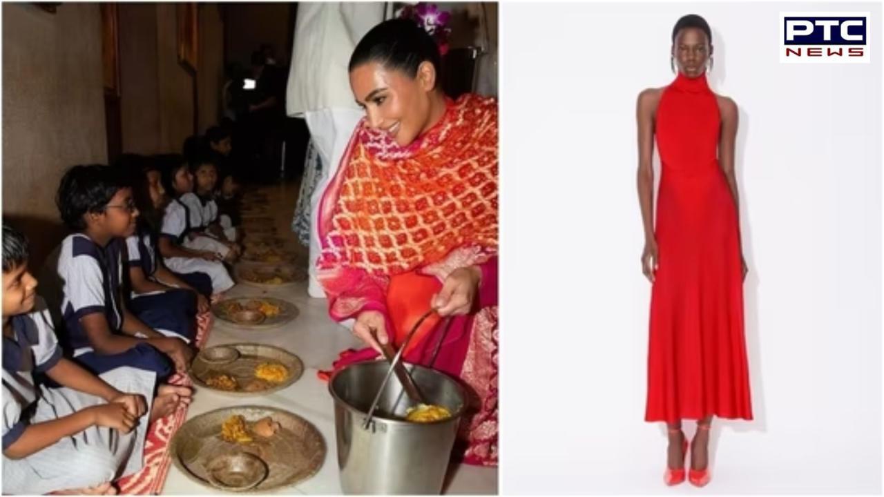 Kim Kardashian wore Rs 2 lakh dress while serving food to children at Mumbai’s ISKCON temple