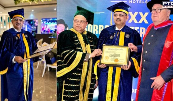 PTC MD Rabindra Narayan receives honour at Sorbonne University convocation