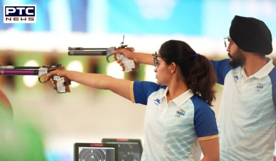 Paris Olympic 2024: Manu Bhaker and Sarabjot Singh win bronze in 10m air pistol mixed team event