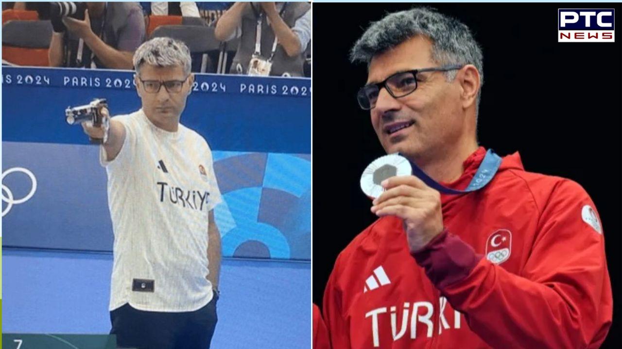 Paris Olympics 2024: Turkish shooter Yusuf Dikec wins silver with hand in pocket and no eye gear; Internet goes wild