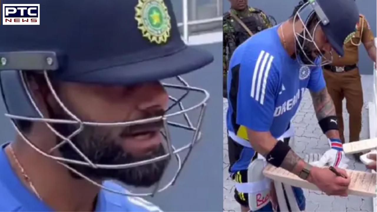 India vs Sri Lanka 1st ODI: Virat Kohli jokes with fan while signing autograph before 1st ODI match | Watch