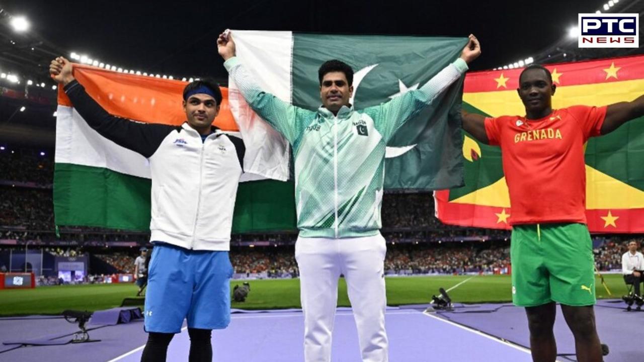 Paris Olympics 2024: Neeraj Chopra takes javelin silver, Arshad Nadeem wins gold with olympic record