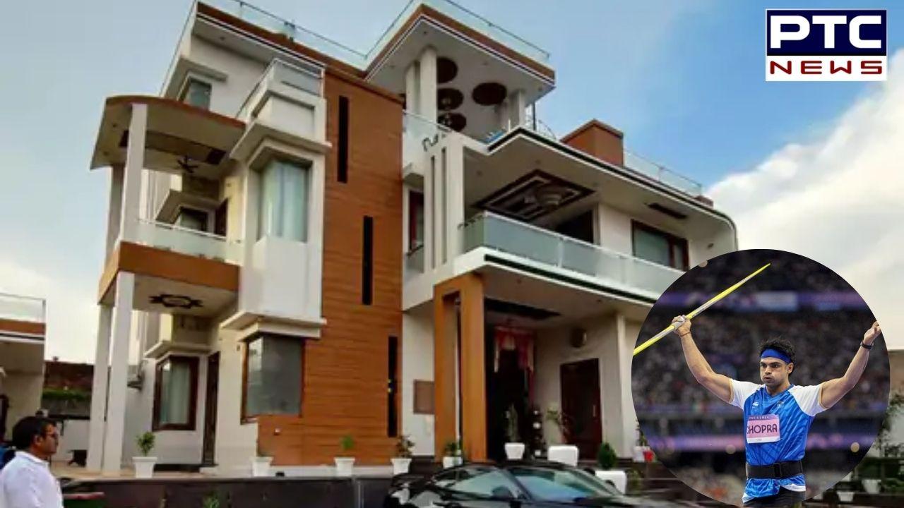 Neeraj Chopra House : ਲਗਜ਼ਰੀ ਕਾਰਾਂ ਤੇ ਮੋਟਰਸਾਈਕਲ, ‘ਗੋਲਡਨ ਬੁਆਏ’ ਨੀਰਜ ਚੋਪੜਾ ਦਾ ਆਲੀਸ਼ਾਨ ਘਰ ਦੇਖ ਕੇ ਉੱਡ ਜਾਣਗੇ ਹੋਸ਼ !