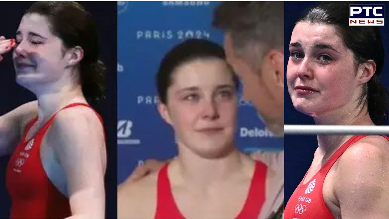 Paris Olympics viral moment: British diver Andrea, who missed medal, finds comfort in father’s support | Watch