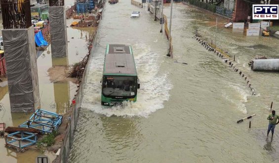 Heavy rains batter Bengaluru, causing massive traffic jams and widespread waterlogging