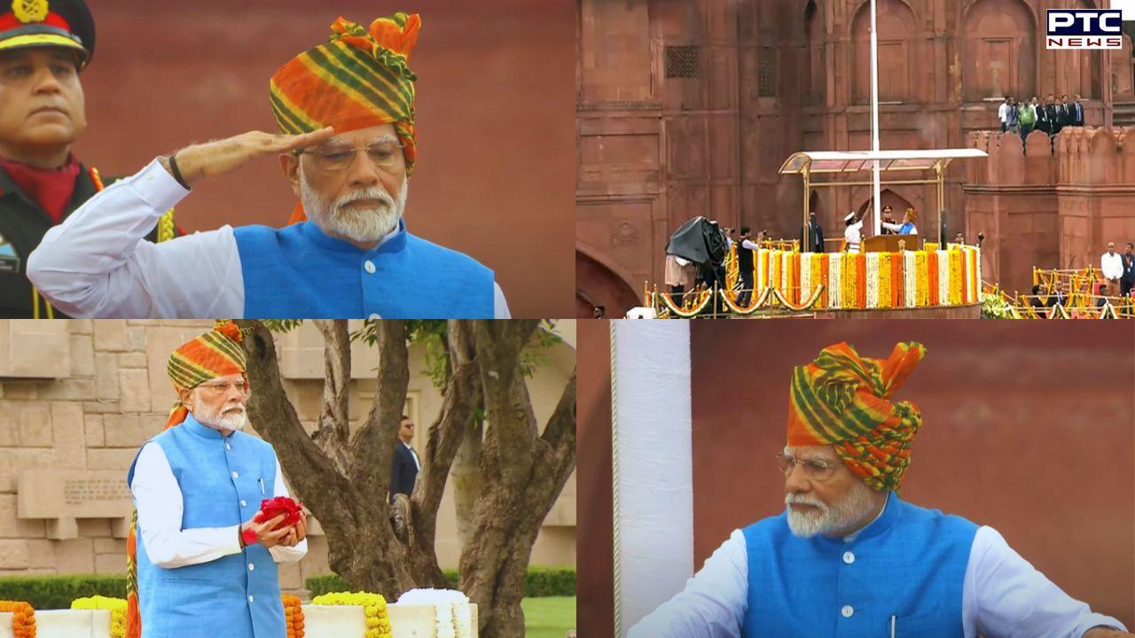 Independence Day 2024 LIVE UPDATES: PM Modi hoists national flag at Red Fort, addresses nation on 78th Swatantrata Diwas