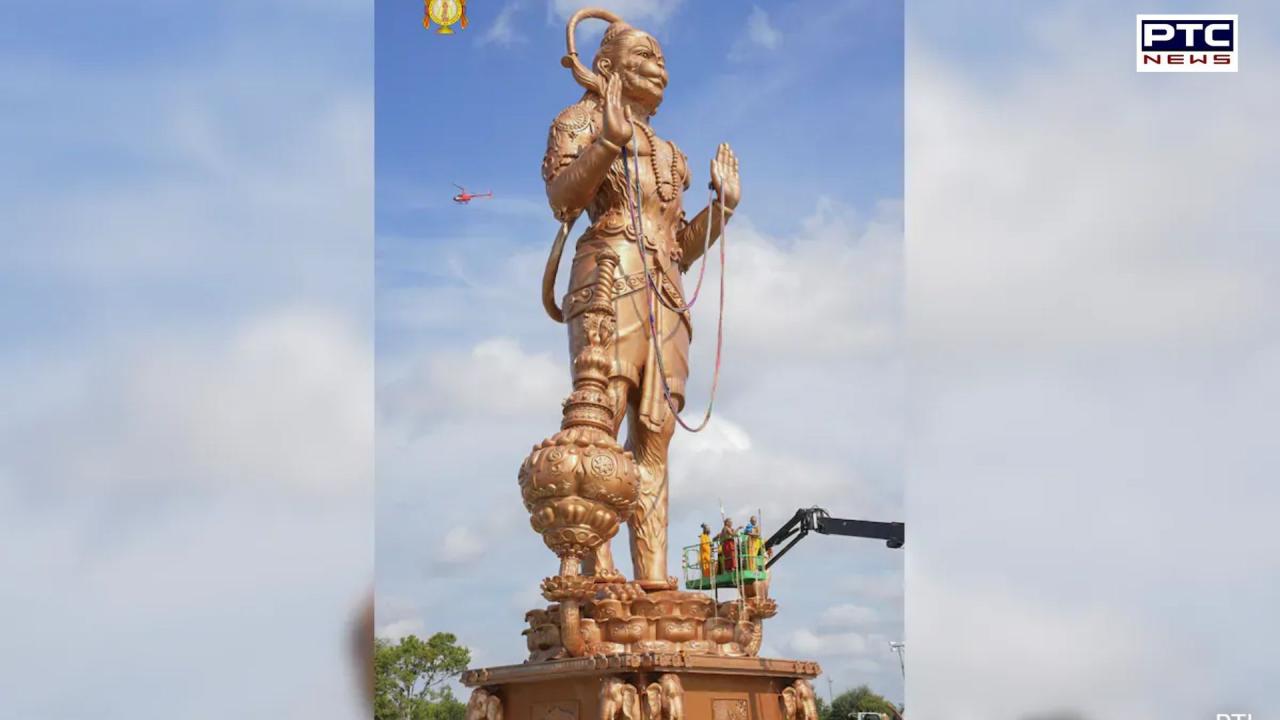 Texas welcomes 90-foot Hanuman murti, the tallest outside India