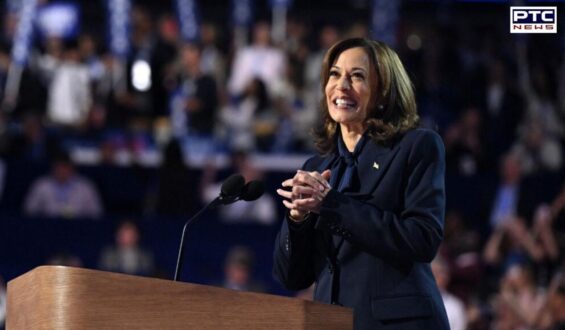 Kamala Harris officially accepts Democratic presidential nomination, making history as the party’s first female candidate