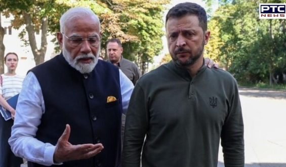 PM Modi and President Zelenskyy commemorate war victims at Kyiv memorial for children