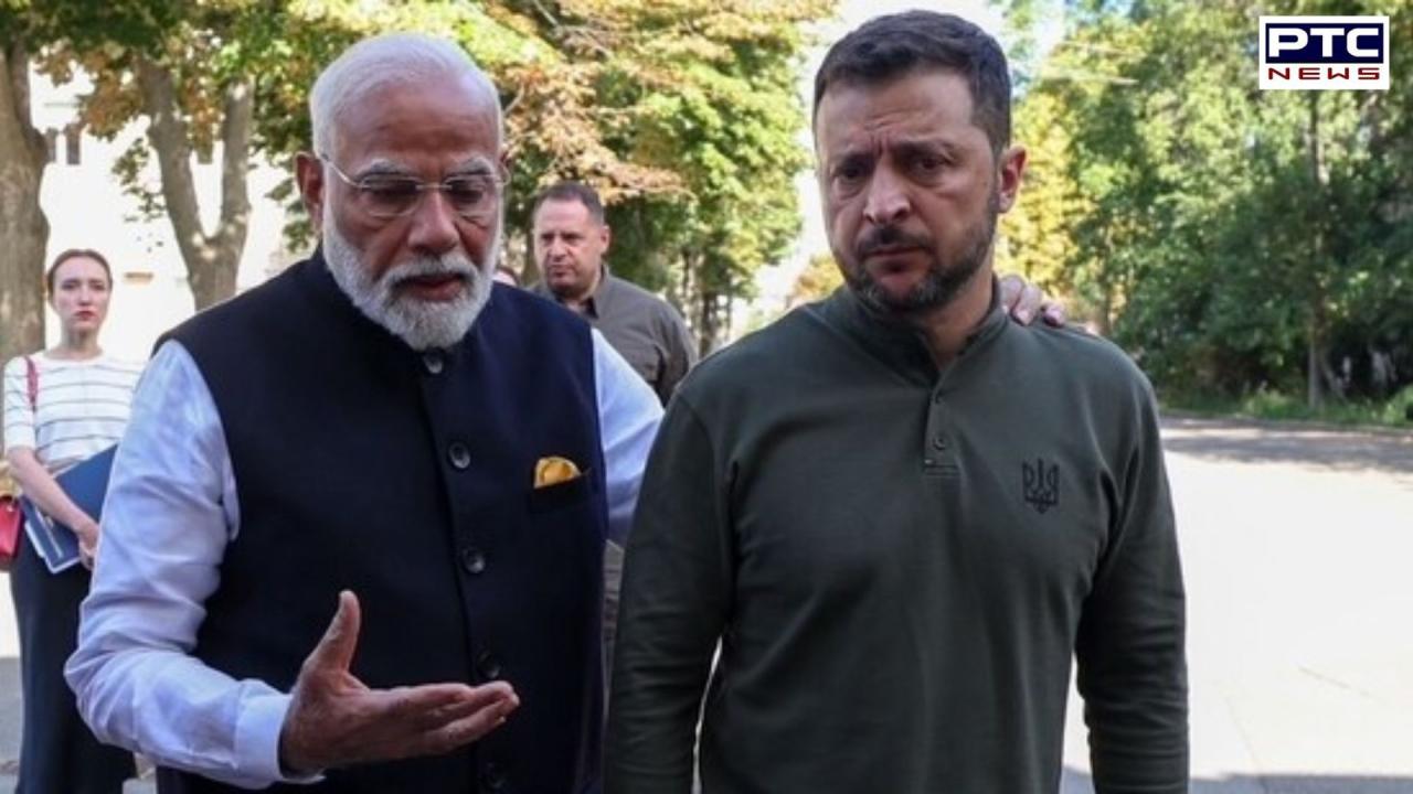 PM Modi and President Zelenskyy commemorate war victims at Kyiv memorial for children