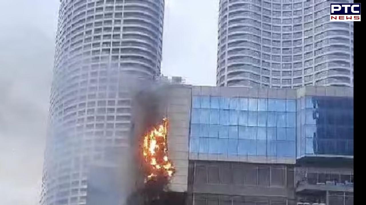 Major fire erupts at Mumbai’s Times Tower, 9 fire engines deployed to control blaze | Video