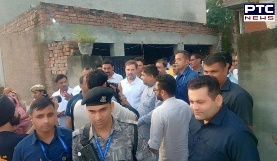 Rahul Gandhi meets family of Haryana youth injured in US accident