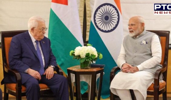 PM Modi meets Palestinian President Abbas, voices ‘deep concern’ over Gaza crisis