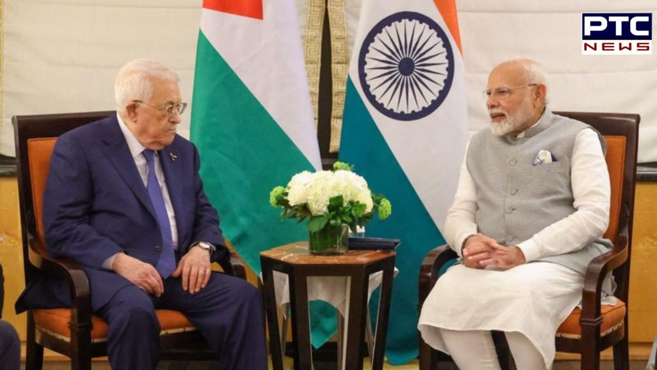 PM Modi meets Palestinian President Abbas, voices ‘deep concern’ over Gaza crisis