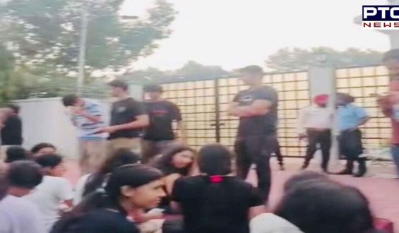 Patiala law university students continue in protests against vice-chancellor