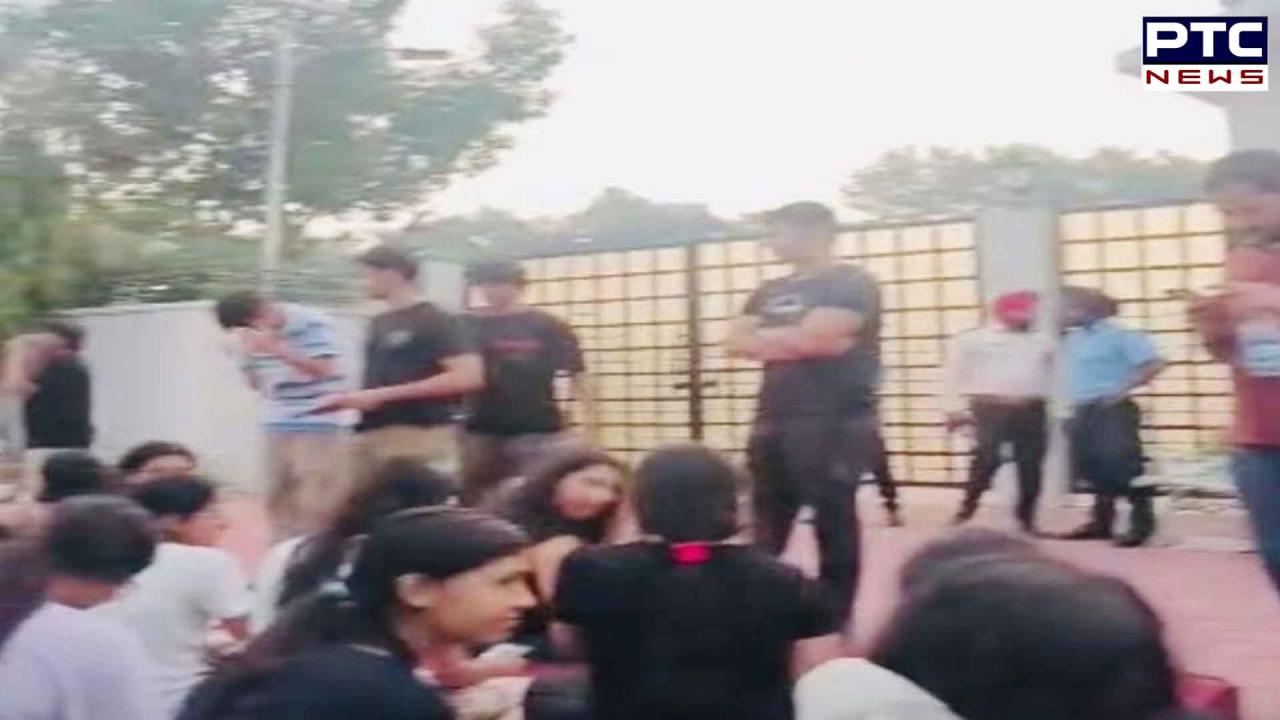 Patiala law university students continue in protests against vice-chancellor