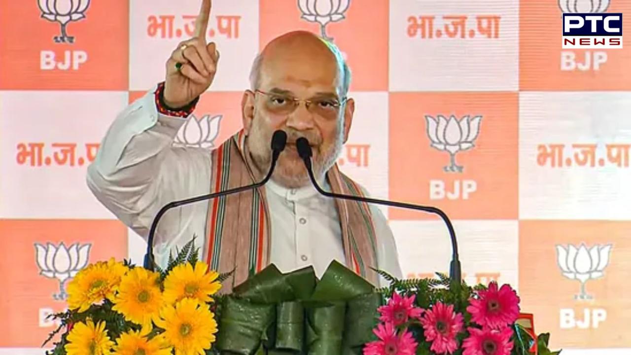 Amit Shah targets Congress with ‘dealers, dalaal, damaad’ jibe at Haryana election rally