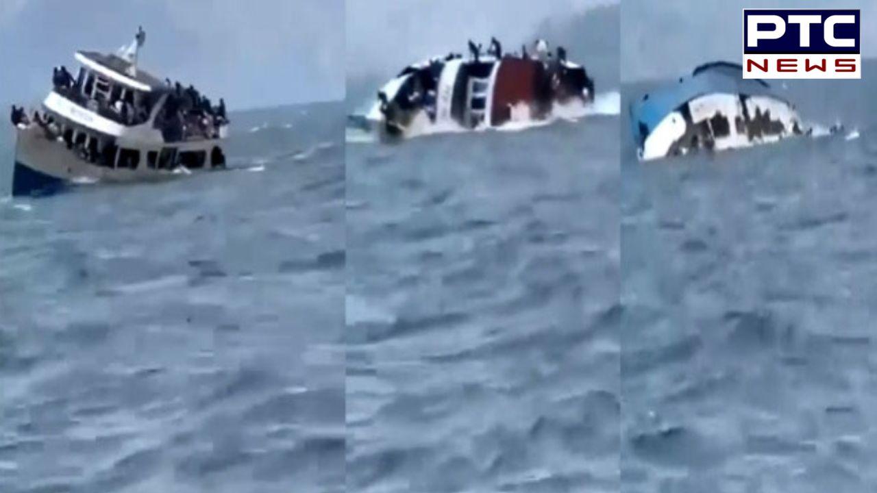 Africa Boat Accident Video : ਅਫਰੀਕਾ ਦੇ ਕਾਂਗੋ ’ਚ ਵਾਪਰਿਆ ਵੱਡਾ ਹਾਦਸਾ, 278 ਯਾਤਰੀਆਂ ਨਾਲ ਭਰੀ ਕਿਸ਼ਤੀ ਪਲਟੀ, ਦੇਖੋ ਵੀਡੀਓ