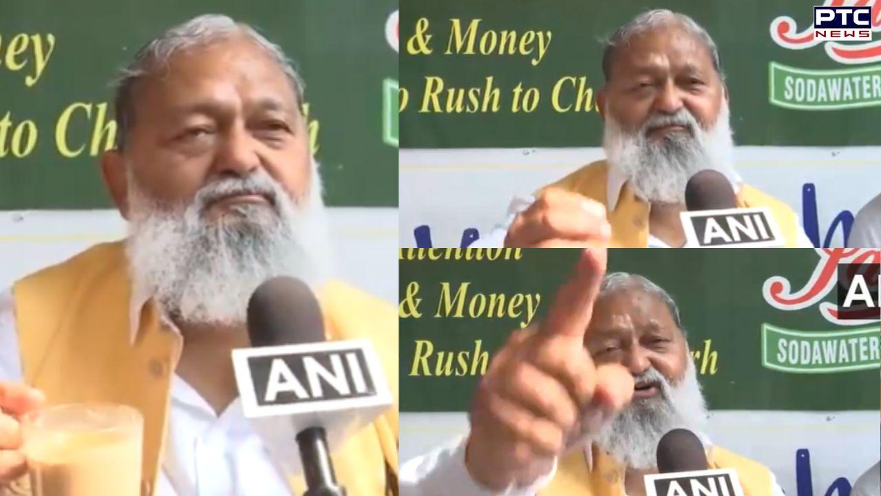 Haryana Election Results 2024: Anil Vij sings ‘fikr ko dhuyen mein udata chala gaya’ as he trails from Ambala Cantt